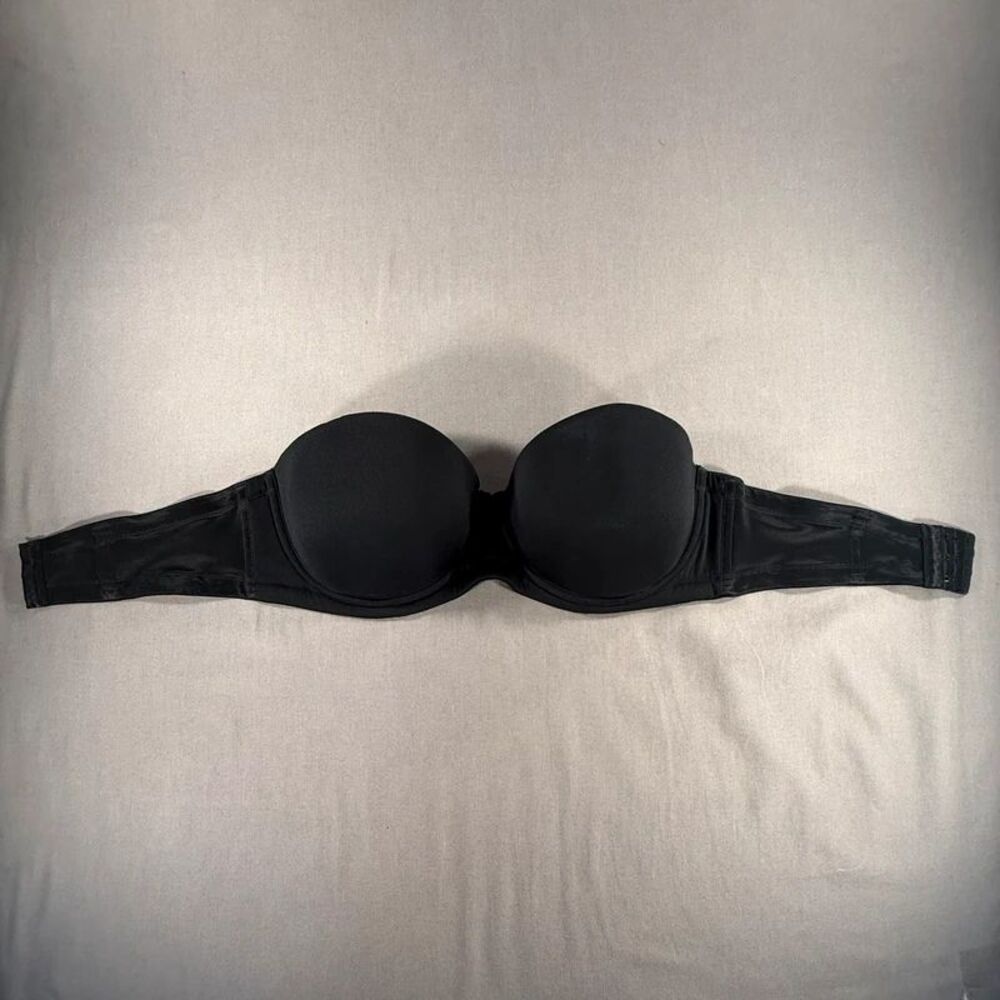 Wacoal Red Carpet Strapless Underwire Bra 854119 Black Size 38D